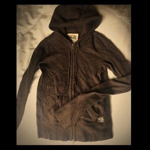 RUEHL No.925 Cashmere Blend Zip-Up Sweater